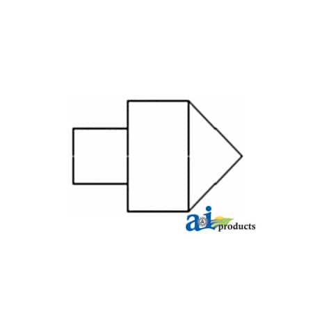 A & I Products Pin, Shifter Rail Plunger 3" x5" x1" A-180418M2